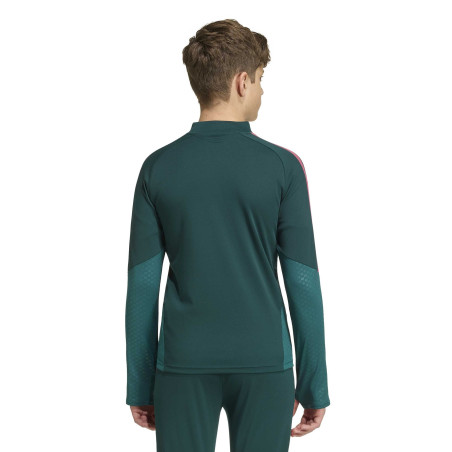 Sweat zippé junior Real Madrid vert rose