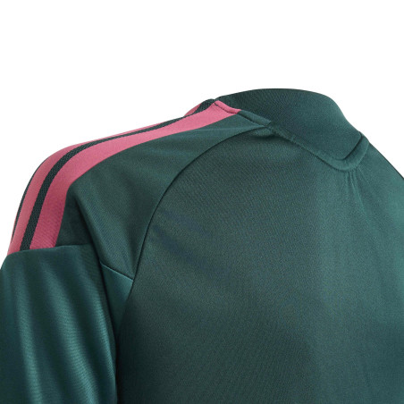 Maillot entraînement junior Real Madrid vert rose
