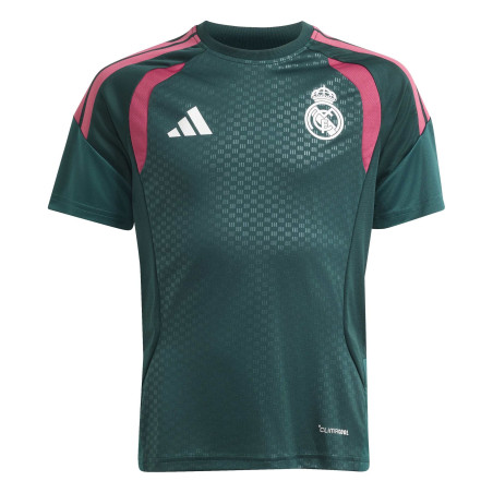 Maillot entraînement junior Real Madrid vert rose
