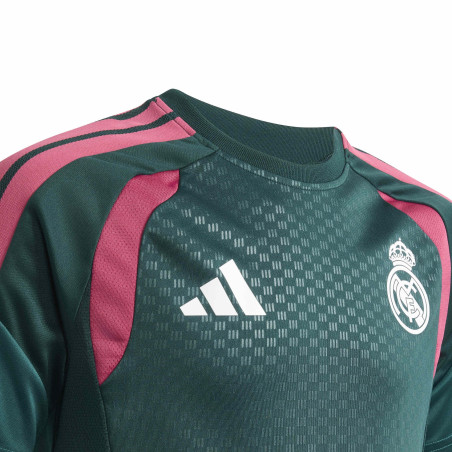 Maillot entraînement junior Real Madrid vert rose