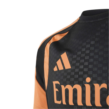 Maillot entraînement junior Arsenal noir orange