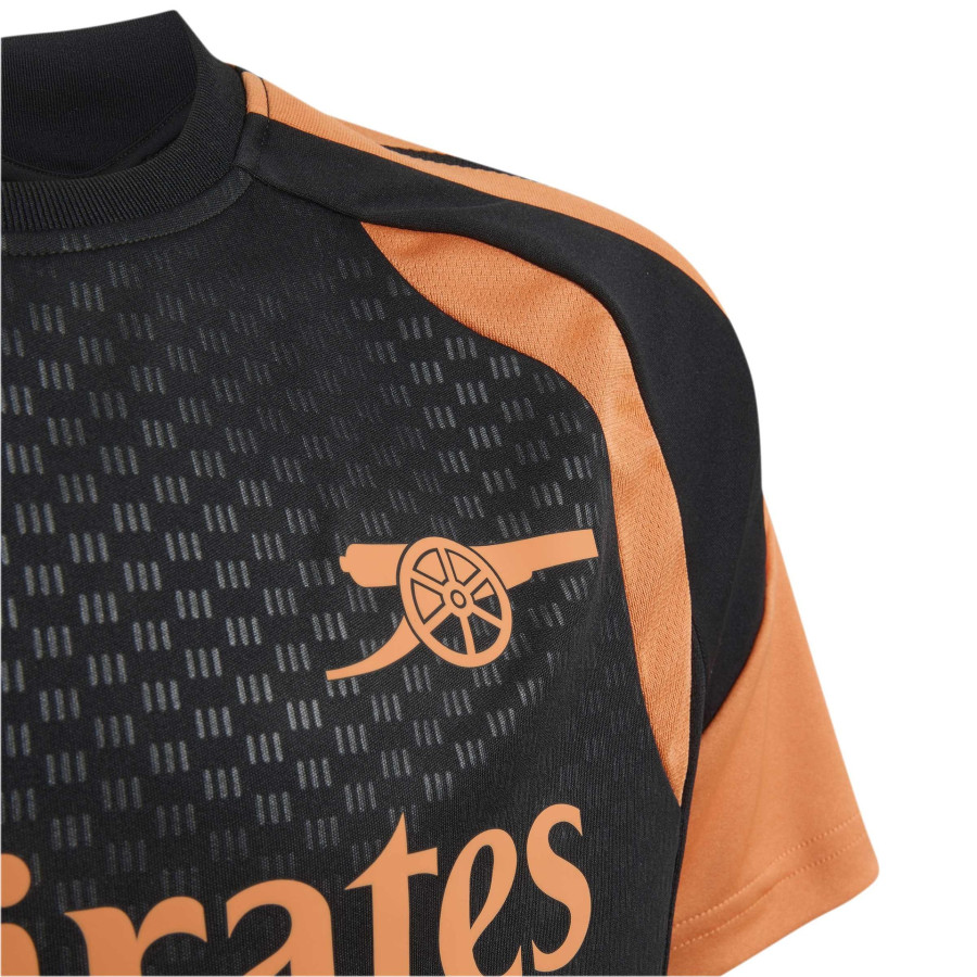 Maillot entraînement junior Arsenal noir orange