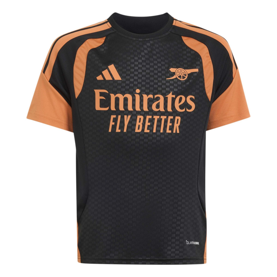 Maillot entraînement junior Arsenal noir orange