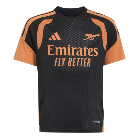 Maillot entraînement junior Arsenal noir orange