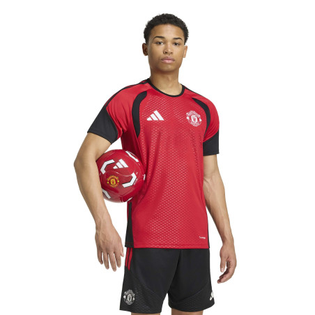 Maillot entraînement Manchester United rouge noir