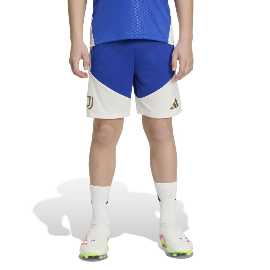 Short entraînement junior Juventus bleu blanc