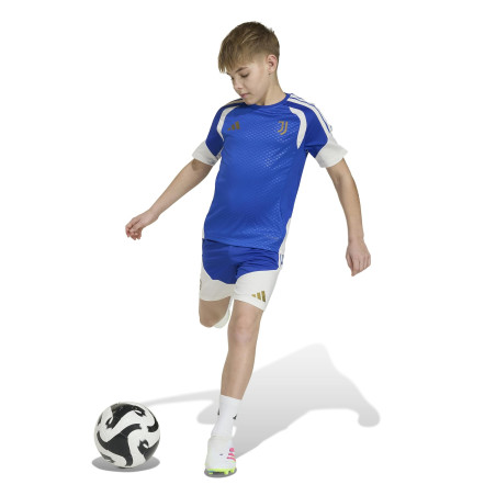 Short entraînement junior Juventus bleu blanc