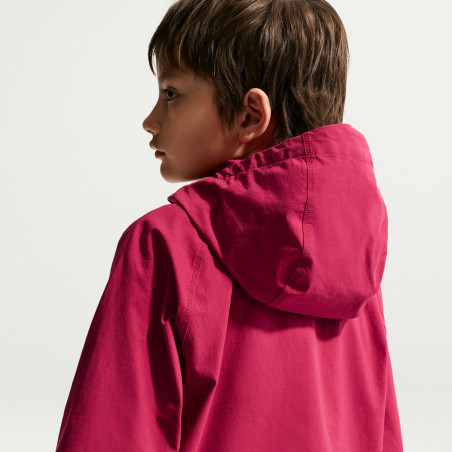 Veste survêtement junior FC Barcelone Tech Woven rouge