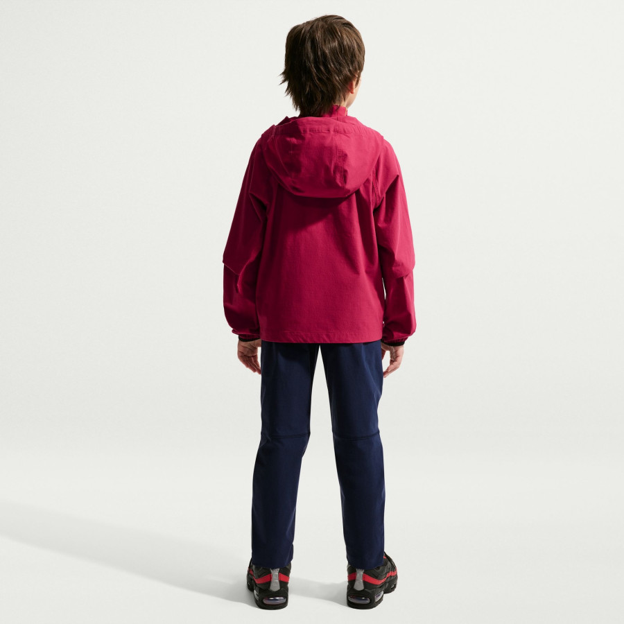 Veste survêtement junior FC Barcelone Tech Woven rouge