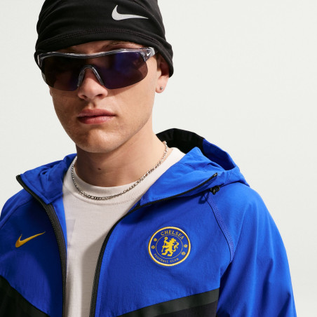 Veste survêtement Chelsea Tech Woven noir bleu