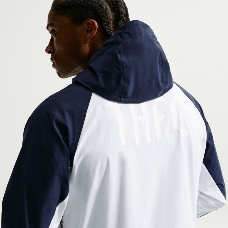 Veste survêtement Tottenham Tech Woven blanc bleu