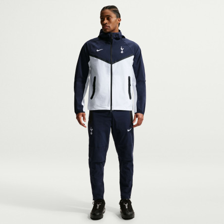 Veste survêtement Tottenham Tech Woven blanc bleu