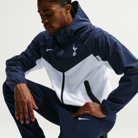 Veste survêtement Tottenham Tech Woven blanc bleu