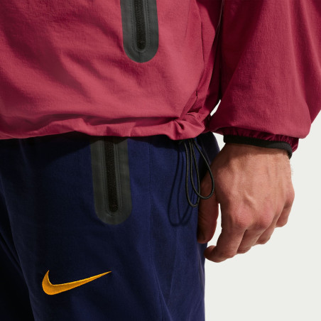Veste survêtement FC Barcelone Tech Woven rouge