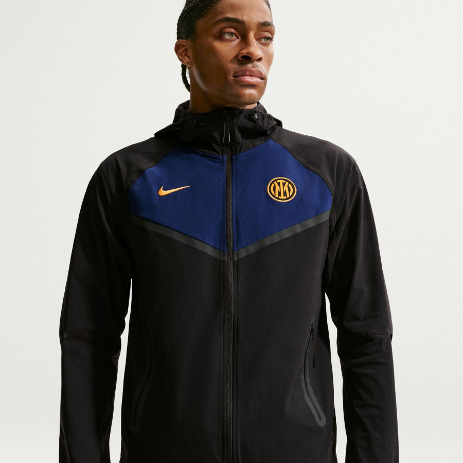 Coupe vent Inter Milan noir bleu