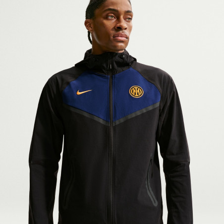 Coupe vent Inter Milan noir bleu