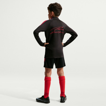 Short entraînement junior PSG Strike noir rouge