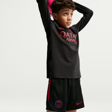 Short entraînement junior PSG Strike noir rouge