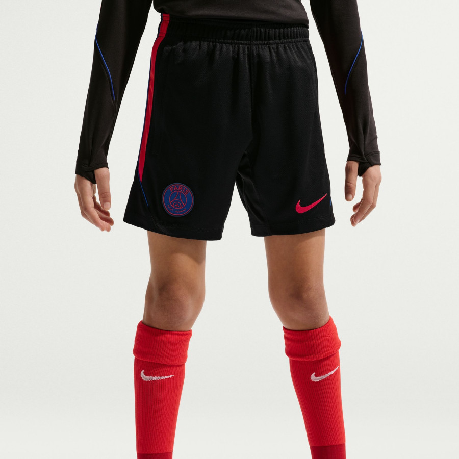 Short entraînement junior PSG Strike noir rouge