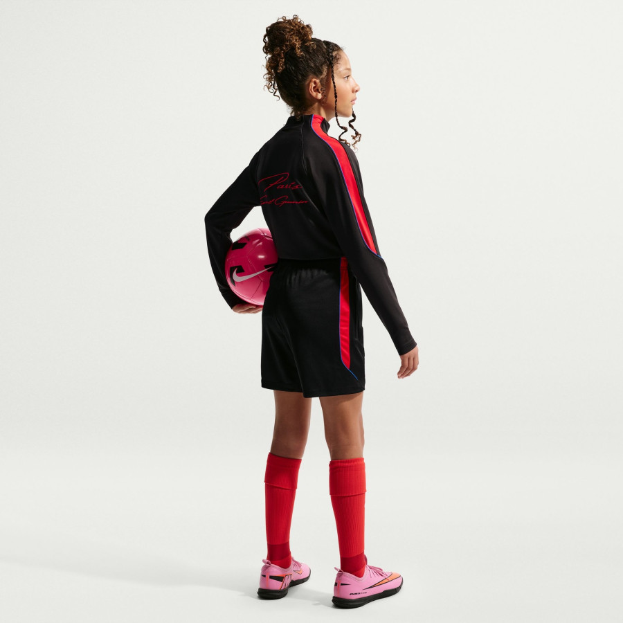 Short entraînement junior PSG Strike noir rouge