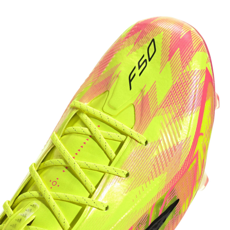 adidas F50 Hyperfast Elite FG jaune rouge