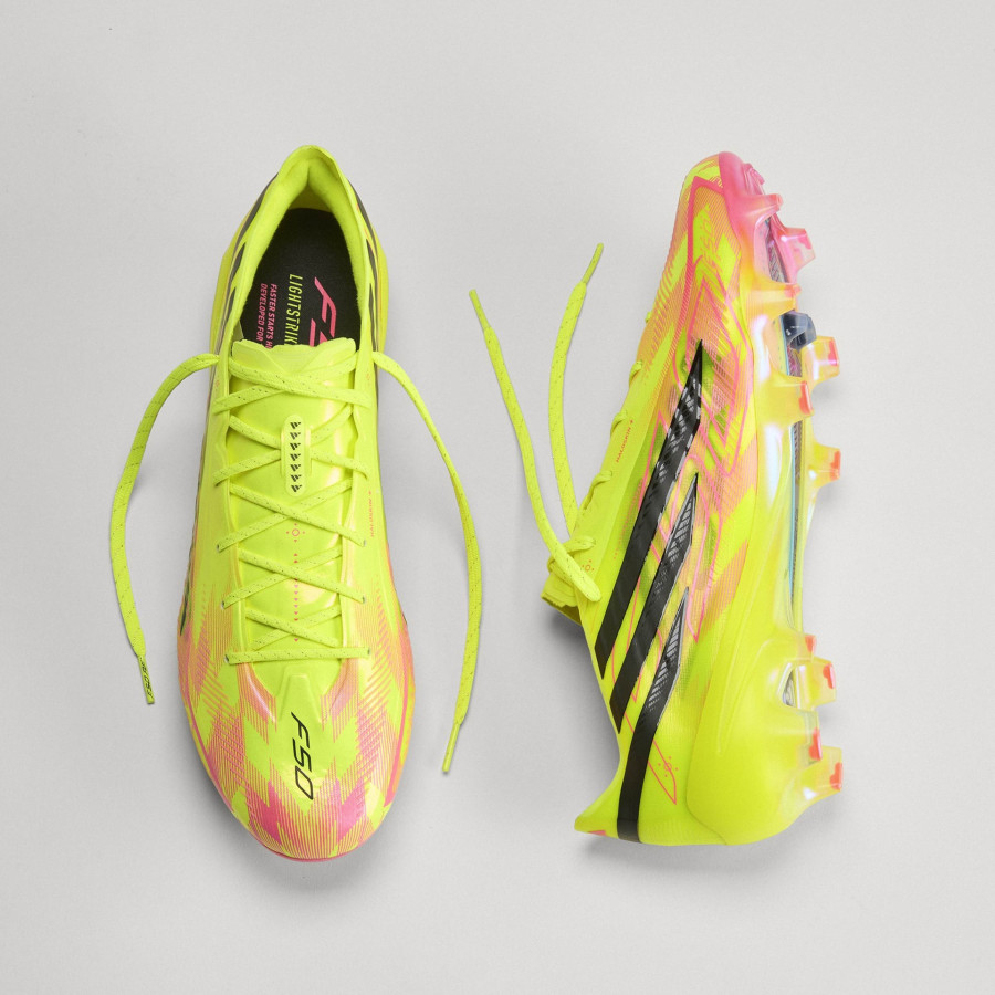 adidas F50 Hyperfast Elite FG jaune rouge