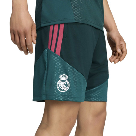 Short entraînement Real Madrid vert rose