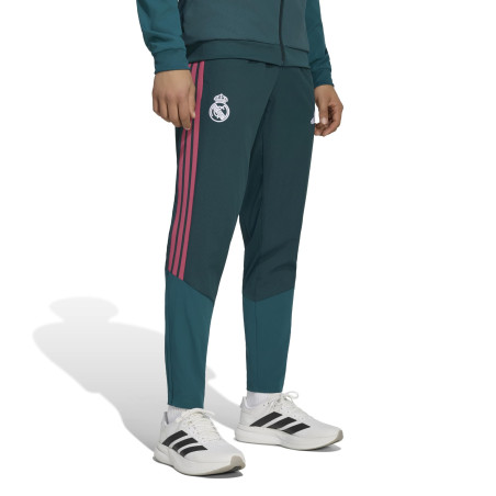 Pantalon survêtement Real Madrid woven vert rose