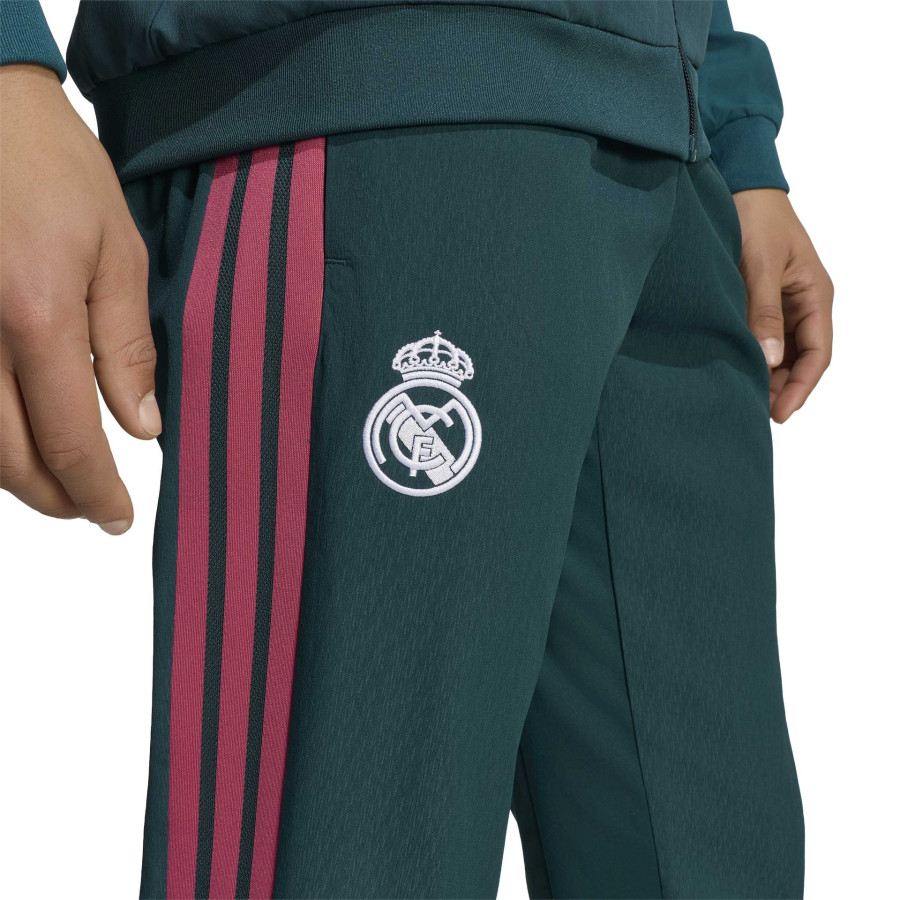 Pantalon survêtement Real Madrid woven vert rose
