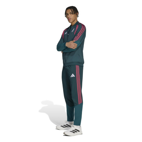 Pantalon survêtement Real Madrid woven vert rose