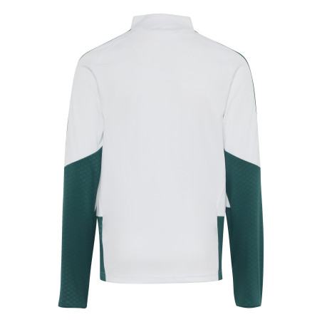 Sweat zippé junior Real Madrid blanc vert