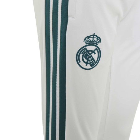 Pantalon survêtement junior Real Madrid blanc vert