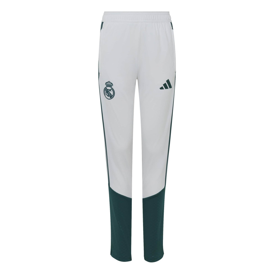 Pantalon survêtement junior Real Madrid blanc vert