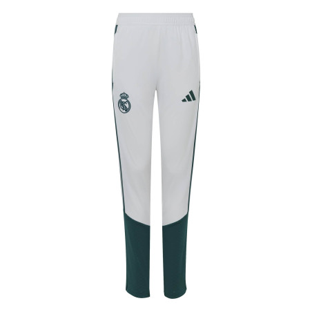 Pantalon survêtement junior Real Madrid blanc vert