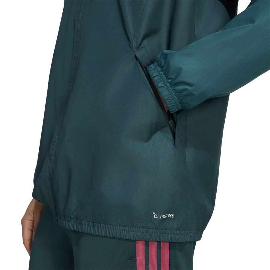 Veste imperméable Real Madrid vert rose