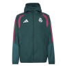 Veste imperméable Real Madrid vert rose