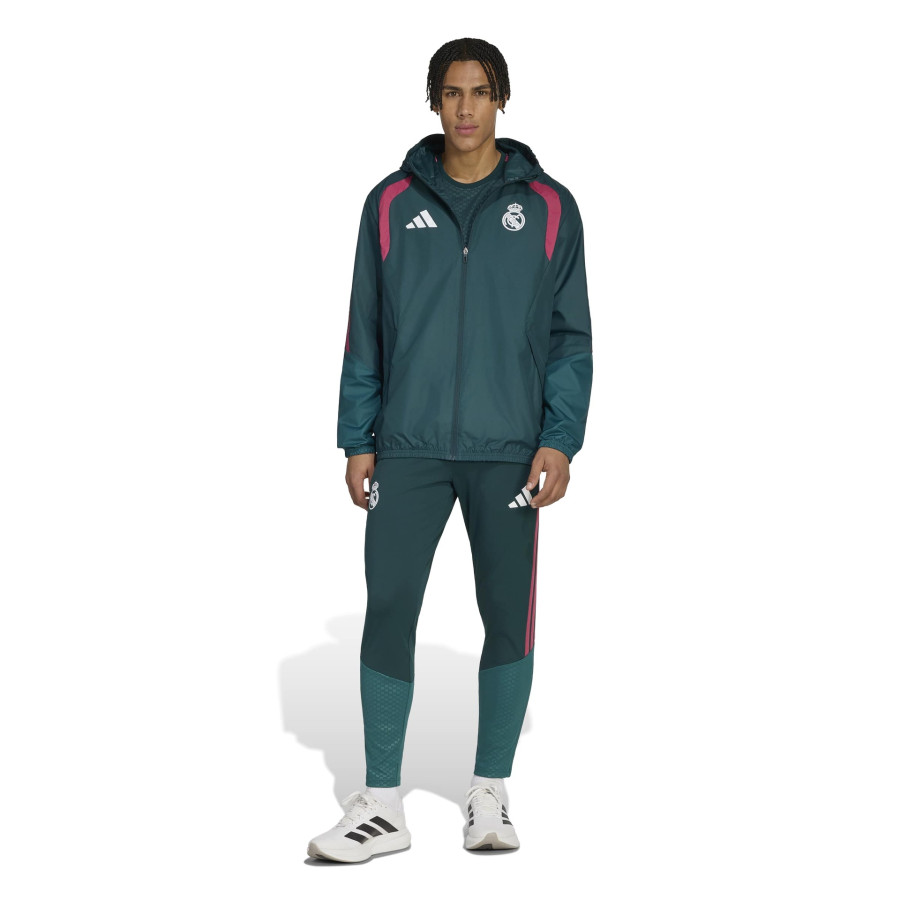 Veste imperméable Real Madrid vert rose