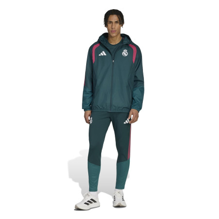 Veste imperméable Real Madrid vert rose