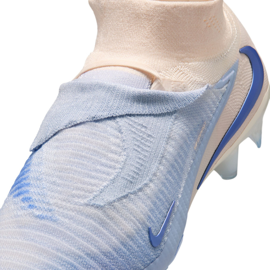 Nike Phantom 6 montante Elite FG bleu rose