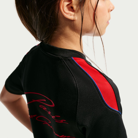 Maillot entraînement junior PSG Strike noir rouge