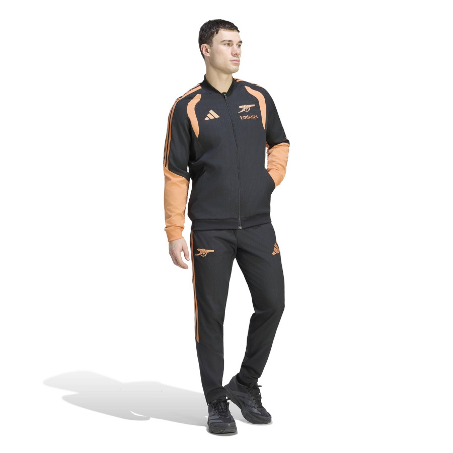 Pantalon survêtement Arsenal Woven noir orange