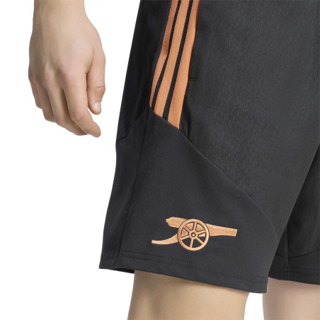 Short entraînement Arsenal woven noir orange