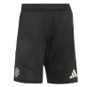 Short entraînement Manchester United noir rouge