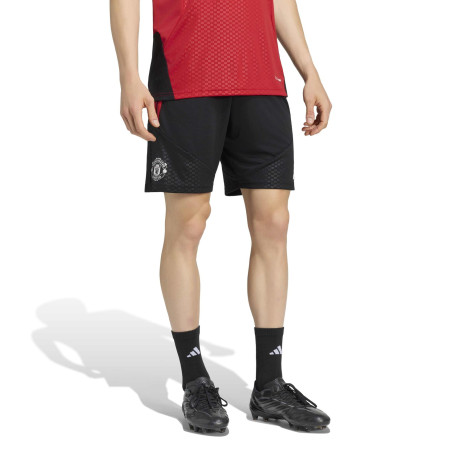 Short entraînement Manchester United noir rouge