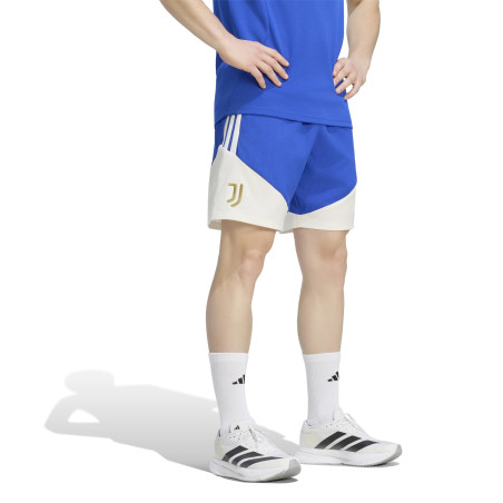 Short entraînement Juventus woven bleu blanc