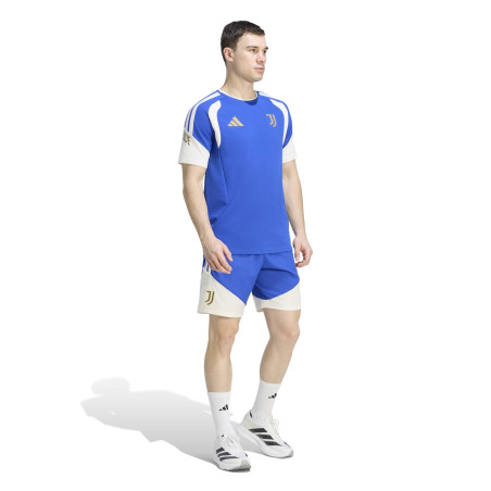 Short entraînement Juventus woven bleu blanc