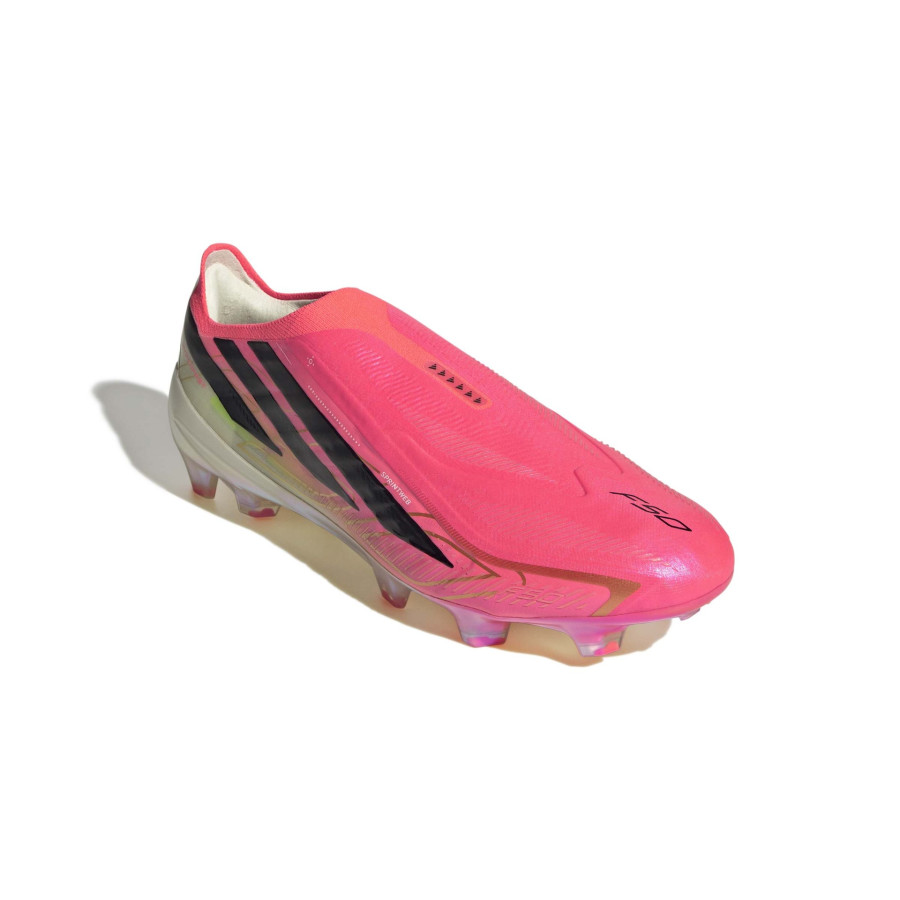 adidas F50 Hyperfast LaceLess Elite FG rose noir