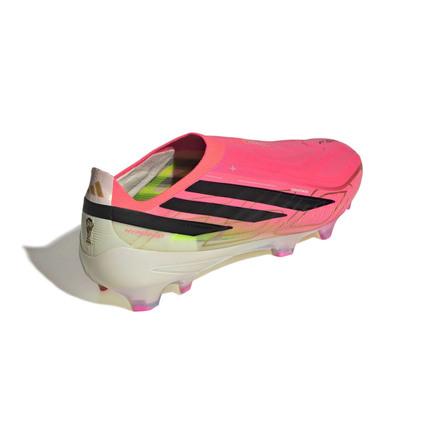 adidas F50 Hyperfast LaceLess Elite FG rose noir