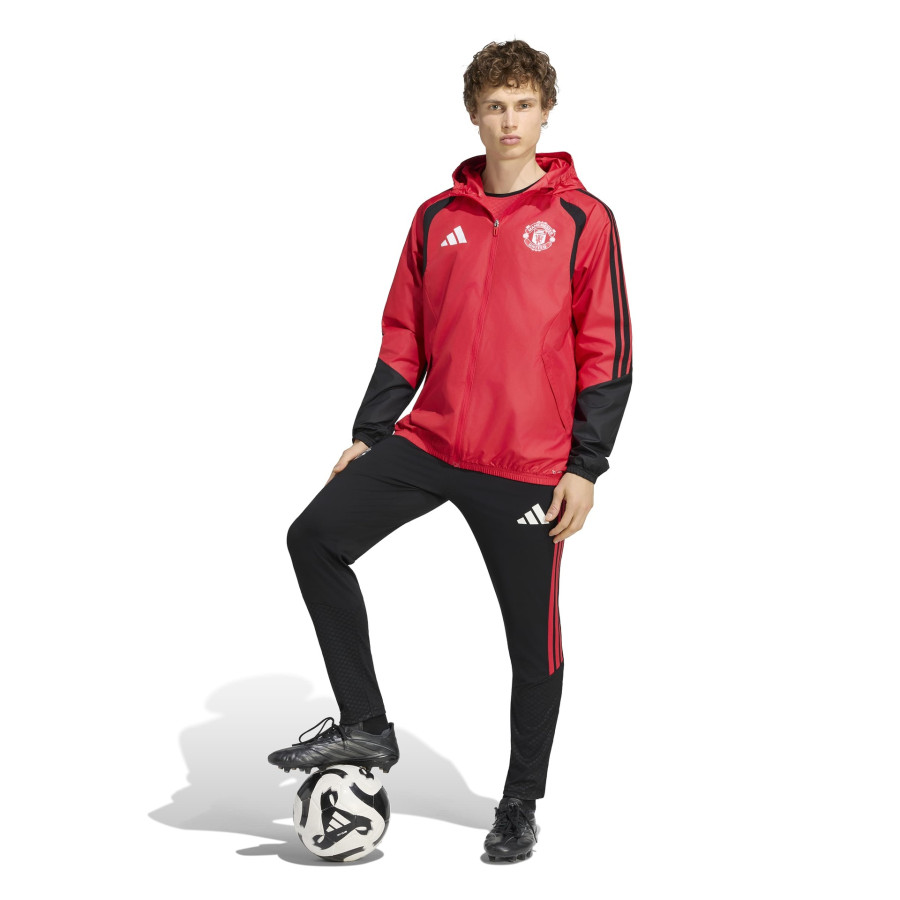 Veste imperméable Manchester United rouge noir