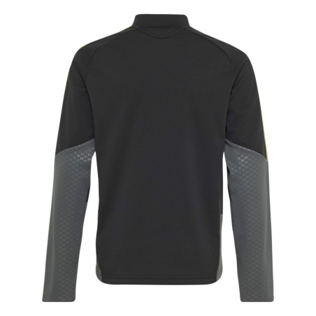 Sweat zippé junior Juventus noir or